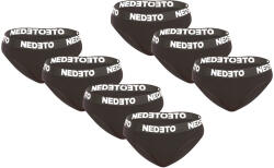 Nedeto 7PACK chiloți damă Nedeto negri (7NKB001) XXL (174964)
