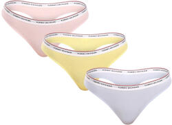 Tommy Hilfiger 3PACK tanga damă Tommy Hilfiger multicolor (UW0UW04894 0VQ) L (179230)