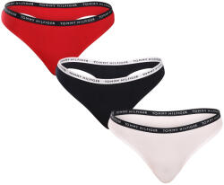 Tommy Hilfiger 3PACK tanga damă Tommy Hilfiger multicolor (UW0UW02829 0WS) S (166884)