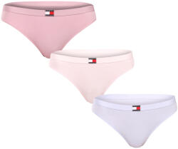 Tommy Hilfiger 3PACK tanga damă Tommy Hilfiger multicolor (UW0UW06139 05F) S (183904)