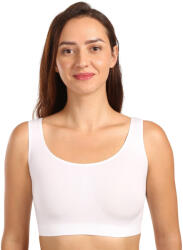 Moravec Sutien pentru femei Moravec alb fără sudură (Sport top) L/XL (182751)