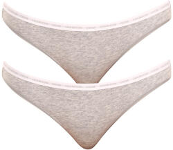 Calvin Klein 2PACK chiloți damă CK ONE gri (QD3789E-8HT) XL (161470)