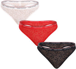 Tommy Hilfiger 3PACK tanga damă Tommy Hilfiger multicolor (UW0UW04896 0X0) XS (176738)