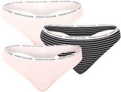 Tommy Hilfiger 3PACK tanga damă Tommy Hilfiger multicolor supradimensional (UW0UW04558 0Y3) XXL (173215)