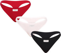 Tommy Hilfiger 3PACK tanga pentru femei Tommy Hilfiger supradimensionat multicolor (UW0UW05189 0SR) 3XL (178451)