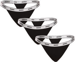 HUGO 3PACK tanga damă HUGO negri (50502802 001) XL (177104)