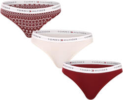 Tommy Hilfiger 3PACK tanga damă Tommy Hilfiger multicolor (UW0UW06134 0WX) L (183396)