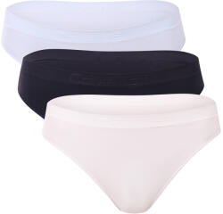 Calvin Klein 3PACK tanga damă Calvin Klein multicolor (QD5211-FBI) XL (184673)