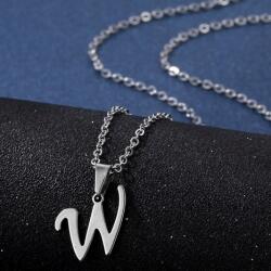  Ábécés nyaklánc Fehér/Ezüst KP-20712