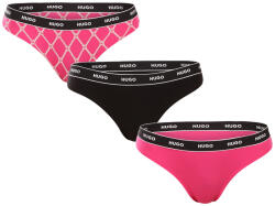 HUGO 3PACK tanga damă HUGO multicolor (50495870 662) XS (181790)