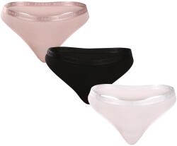 Tommy Hilfiger 3PACK tanga pentru femei Tommy Hilfiger supradimensionat multicolor (UW0UW04480 05J) XXL (178734)