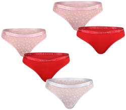 Tommy Hilfiger 5PACK tanga damă Tommy Hilfiger multicolor (UW0UW06136 0WK) XL (184215)