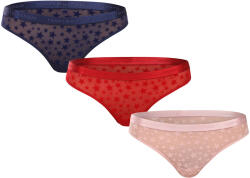 Tommy Hilfiger 3PACK tanga damă Tommy Hilfiger multicolor (UW0UW06135 0WJ) S (183393)