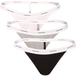 Calvin Klein 3PACK tanga damă Calvin Klein multicolor (QD5308-6H3) 3XL (184589)