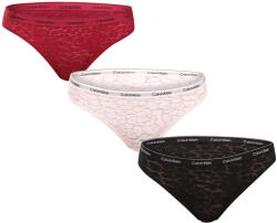 Calvin Klein 3PACK chiloți damă Calvin Klein multicolori (QD5069E 325) XL (183730)