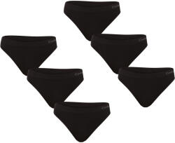Gaubert 6PACK tanga damă Gaubert negri (GBTW-3104/black) XXL/3XL (184328)