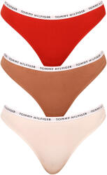 Tommy Hilfiger 3PACK tanga damă Tommy Hilfiger multicolor (UW0UW02829 0R2) L (171708)