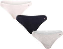 Tommy Hilfiger 3PACK tanga damă Tommy Hilfiger multicolor (UW0UW05752 0V7) M (182062)
