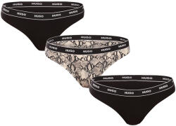 HUGO 3PACK tanga damă HUGO multicolor (50495870 240) XL (181789)