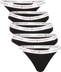 Tommy Hilfiger 5PACK chiloți și tanga pentru femeiTommy Hilfiger negru (UW0UW06579 0R9) S (184884)