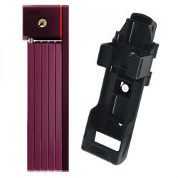 ABUS uGrip Bordo 5700/80 BK SH Hajtogatós kerékpárzár (lila) 80 cm