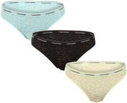 Calvin Klein 3PACK chiloți damă Calvin Klein multicolori (QD5069E-W5S) S (183095)