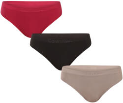 Calvin Klein 3PACK tanga damă Calvin Klein multicolor (QD5211 322) M (183729)