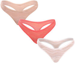 Calvin Klein 3PACK tanga damă Calvin Klein multicolor (QD5216E-NOX) 3XL (179198)