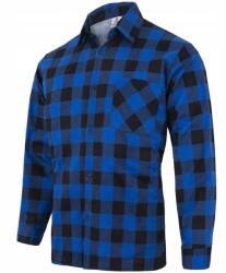 JHK Munkavédelmi flanel ing hosszú ujjú 100% pamut Jhk Kék Xs (Koszula flanelowa robocza niebieska KO FL RB)