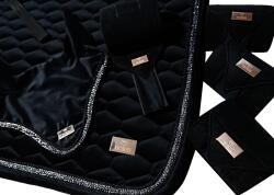 horss equestrian Horss sokoldalú szett Velvet sapka fülvédő fekete (5)