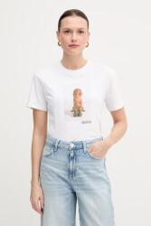 Barbour pamut póló Bedale - fehér 36