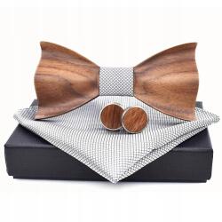  Fa csokornyakkendő Luxus Szürke KP-30926 (KP-30926)