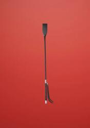 Latetobed Bdsm Line - Klasszikus lovagló pálca ezüst részletekkel (60cm)