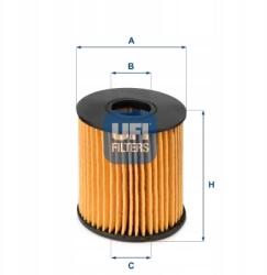 UFI Olaj Szűrő Peugeot 307 2.0 Hdi 01-