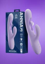 INTOYOU Annia - 3 motoros G-pont vibrátor, mozgó stimulátorral