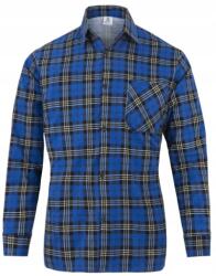 JHK Munkavédelmi flanel ing hosszú ujjú 100% pamut Jhk Skót Kockás Xs