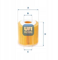 UFI Olaj Szűrő Mondeo 1.8, 2.0 00-