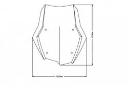 Puig Touring 3769W átlátszó napellenző 3769W