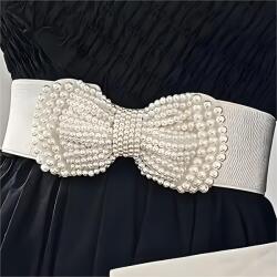 HARAHU Női Rugalmas öv EC - 40035 - Fehér KP40035