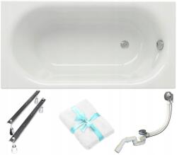 Cersanit Téglalap alakú akril kád Cersanit Octavia 140x70 lábszifon törölköző (S301-250)