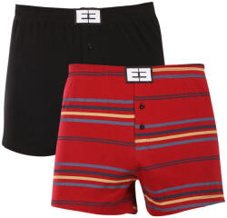 Nedeto 2PACK férfi bő szárú boxeralsó Nedeto többszínű (2NTV02) XXL