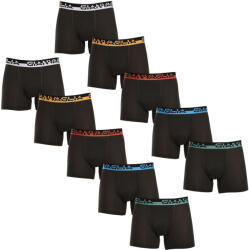 Gianvaglia 10PACK férfi boxeralsó Gianvaglia fekete (GVG-5008-10) XXL