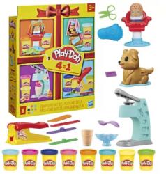 Hasbro Play-Doh: Pachet mini 4-în-1, colecție clasică de jucării, set de plastilină - Hasbro (G3476)