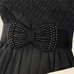 HARAHU Női Rugalmas öv EC - 40037 - Fekete KP40037