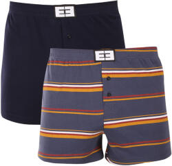 Nedeto 2PACK férfi bő szárú boxeralsó Nedeto többszínű (2NTV01) 3XL