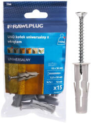 Koelner - Rawlplug UNO univerzális műanyag tipli 10x36mm süllyesztett fejű csavarral 5x45mm - bakonykotoelem - 660 Ft