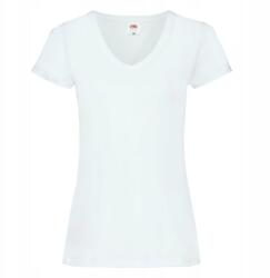 Fruit of the Loom V-Neck női póló Fruit of the Loom fehér, XL