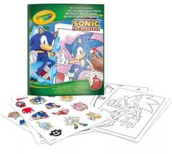 Crayola Crayola: Sonic, ariciul - carte de colorat cu autocolante (04-0898G)