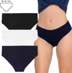 Moraj 3x Pamut bugyi Bugyi Női Sima Klasszikus Fekete Egyenes Moraj S (BDM301-002)