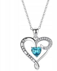  Lorena nyaklánc ezüst/kék KP-28961